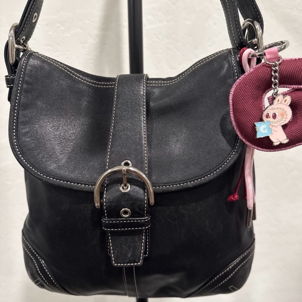 Coach soho convertible flap crossbody bag